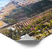 Posiano – 絵イタリアン画の街の写真 ポスター (角)