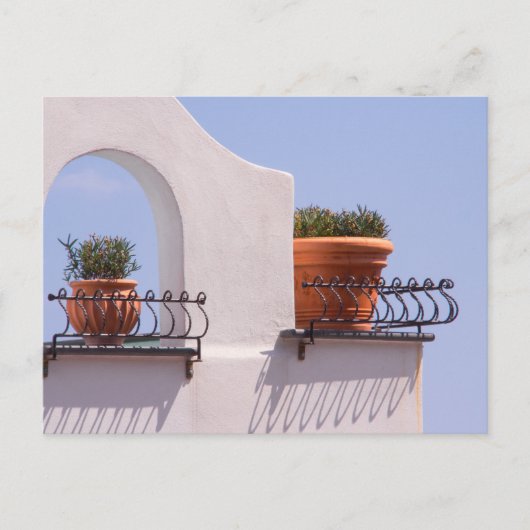 Posiano Italyぶら下がったポストカードで植物を消す ポストカード (正面)