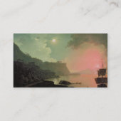 Posillipo、c.1788 (パネルの油)からのVesuvius 名刺 (裏面)