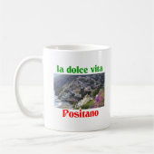 Positanoイタリア コーヒーマグカップ (左)
