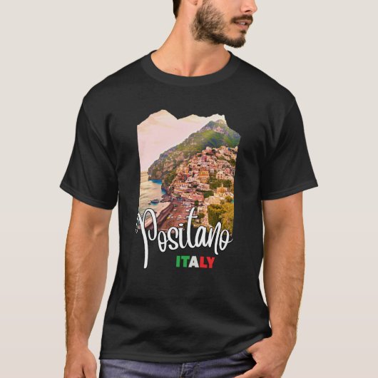 Positano Amalfi Coast  1 Tシャツ (正面)