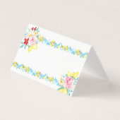 Positano Amalfi Mediterranean Wedding place card (正面)
