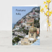 Positano - 「Duomo カード (黄色い花)