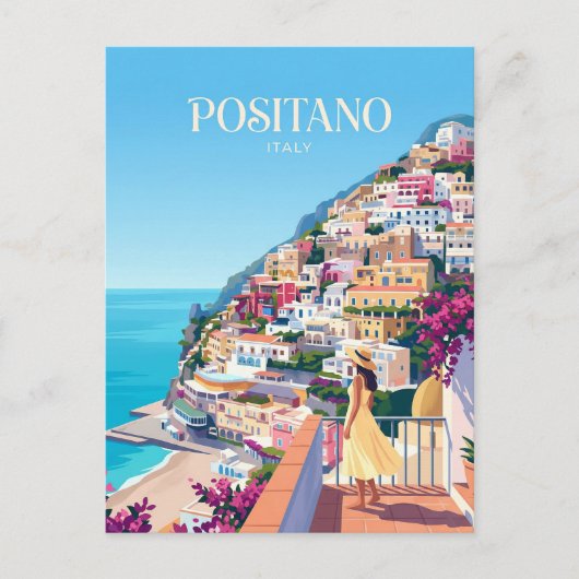 POSITANO ITALY ポストカード (正面)
