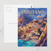 Positano Italy ポストカード (正面/裏面)