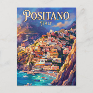 Positano Italy ポストカード