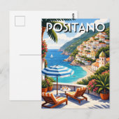 Positano Italy ポストカード (正面/裏面)