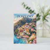 Positano Italy ポストカード (スタンド正面)