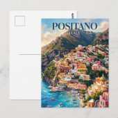 Positano Italy ポストカード (正面/裏面)
