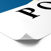 Positano Italy Mediterranean Vintage Travel Art ポスター (角)