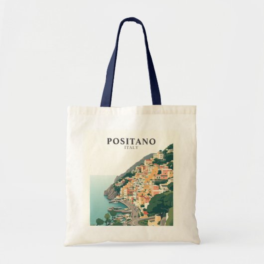 Positano, Italy Town Vintage  トートバッグ (正面)