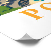 Positano Italy Vintage Travel Amalfi Coast Art ポスター (角)