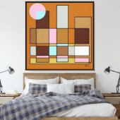 Positioned Near the Middle キャンバスプリント (インサイチュ (寝室))