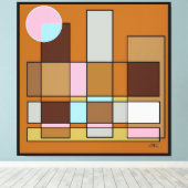 Positioned Near the Middle キャンバスプリント (インサイチュ (ウッドフロア))