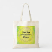 Positive Affirmation inspirational quote Tote bag  トートバッグ (裏面)