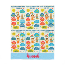 Positive Affirmation Kids– Inspirational Cozy Thro