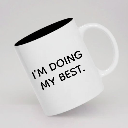 Positive Affirmation Mug Gift for Her and Him ツートーンマグカップ