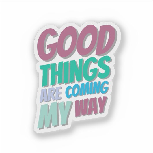 Positive Affirmation Sticker  シール (正面)