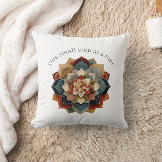 Positive Affirmation Throw Pillow One Step クッション (ブランケット)