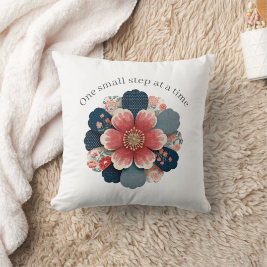 Positive Affirmation Throw Pillow One Step  クッション (ブランケット)