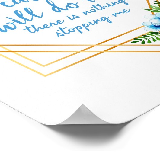 positive affirmations for work and self love ポスター (角)