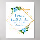 positive affirmations for work and self love ポスター (正面)