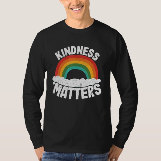 Positive Anti Bullying Rainbow Sped Teacher Kindne Tシャツ (正面)