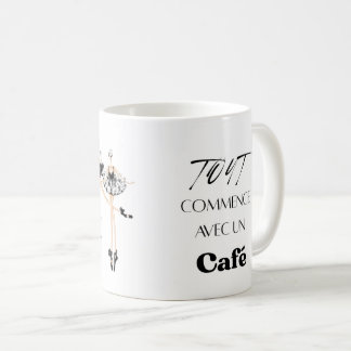 Positive Energy Coffee Mug for Work and Study コーヒーマグカップ
