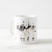 Positive Energy Coffee Mug for Work and Study  コーヒーマグカップ (正面左)