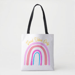 Positive Energy Folk Art Rainbow トートバッグ