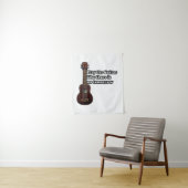 positive guitar quote for guitar lovers タペストリー (インサイチュ)