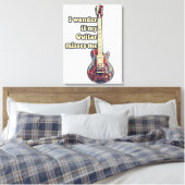 positive guitar sayings for guitarists キャンバスプリント (インサイチュ (寝室))