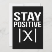 Positive Math Teacher Mathematics Maths Student サンキューカード (正面)