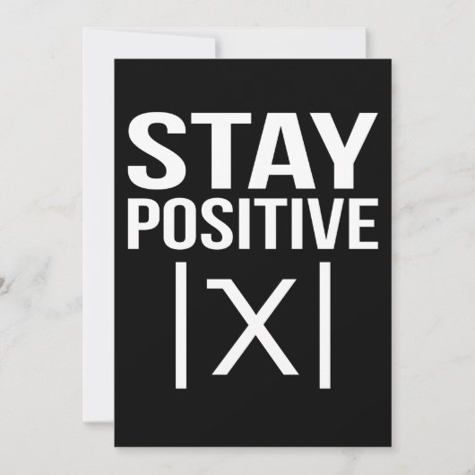 Positive Math Teacher Mathematics Maths Student サンキューカード (正面)