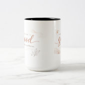 Positive Mindset Mug Choose Good Every Day Always ツートーンマグカップ (中央)