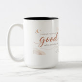 Positive Mindset Mug Choose Good Every Day Always ツートーンマグカップ (左)