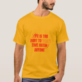 Positive Mindset Quote Tee Tシャツ (正面)