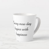 Positive Morning Cup カフェラテマグ (右アングル)