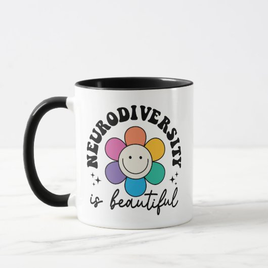 Positive Neurodiversity Acceptance Quote マグカップ (左)