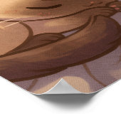 Positive & Peaceful Kitty ポスター (角)