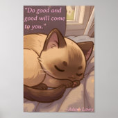 Positive & Peaceful Kitty ポスター (正面)