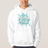 Positive Pulse Splatter Graphic パーカ (正面)