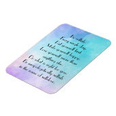 Positive Quote and Watercolor マグネット (左側)