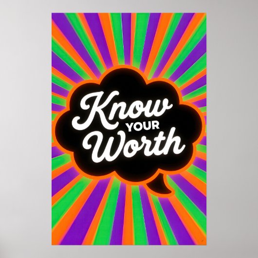 Positive Quote Pop Art ポスター (正面)