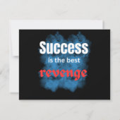 positive quotes\success is the revenge 招待状 (裏面)