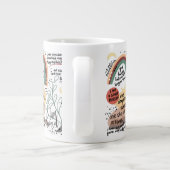 Positive Self Love Affirmations Graphics ジャンボコーヒーマグカップ (裏面)