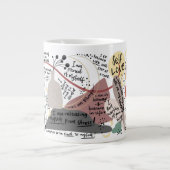 Positive Self Love Affirmations Graphics ジャンボコーヒーマグカップ (正面)