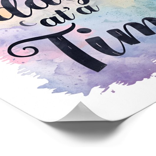 Positive Sobriety and Recovery Saying ポスター (角)