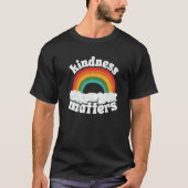 Positive Sped Teacher Anti Bullying Rainbow Kindne Tシャツ (正面)