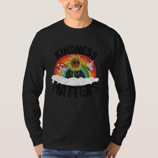 Positive Sped Teacher Anti Bullying Rainbow Kindne Tシャツ (正面)